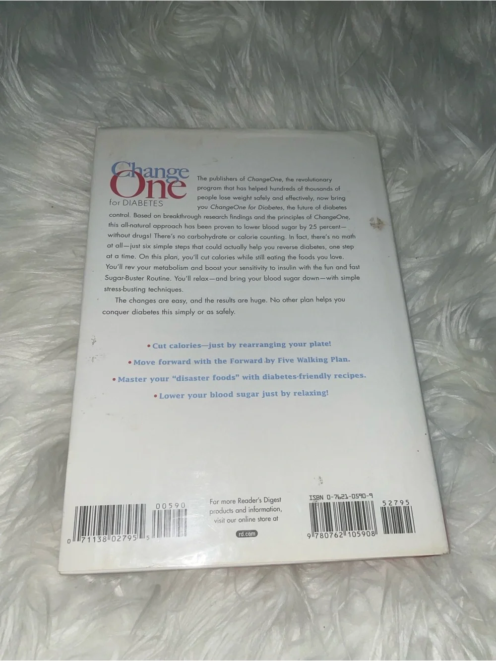 Change One for Diabetes Hardcover – Reader’s Digest Health Guide